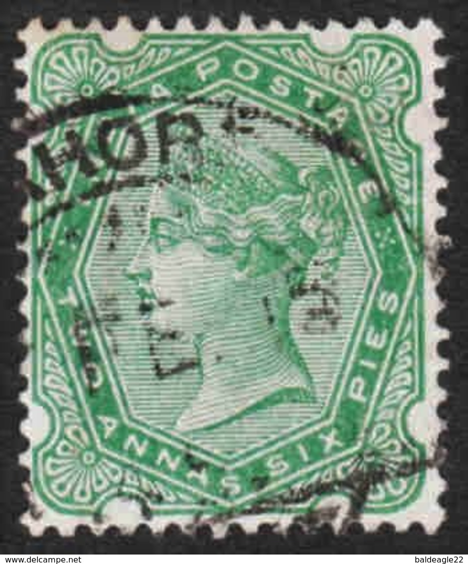 India - Scott #48 Used (2) - 1858-79 Crown Colony