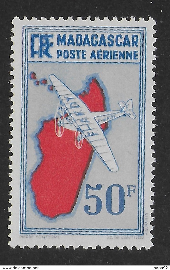 MADAGASCAR 1938 YT PA 14** - MNH - Aéreo