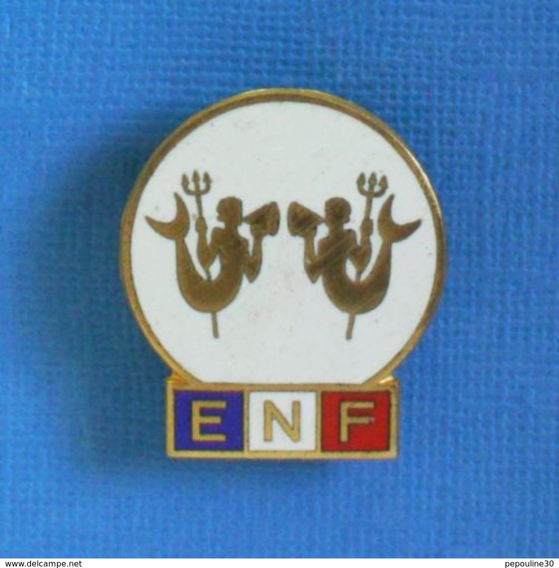 1 BROCHE //  ** E.N.F. / ÉCOLE DE NATATION FRANÇAISE / 2ème TRITON ** . (Elie Mardini) - Natation