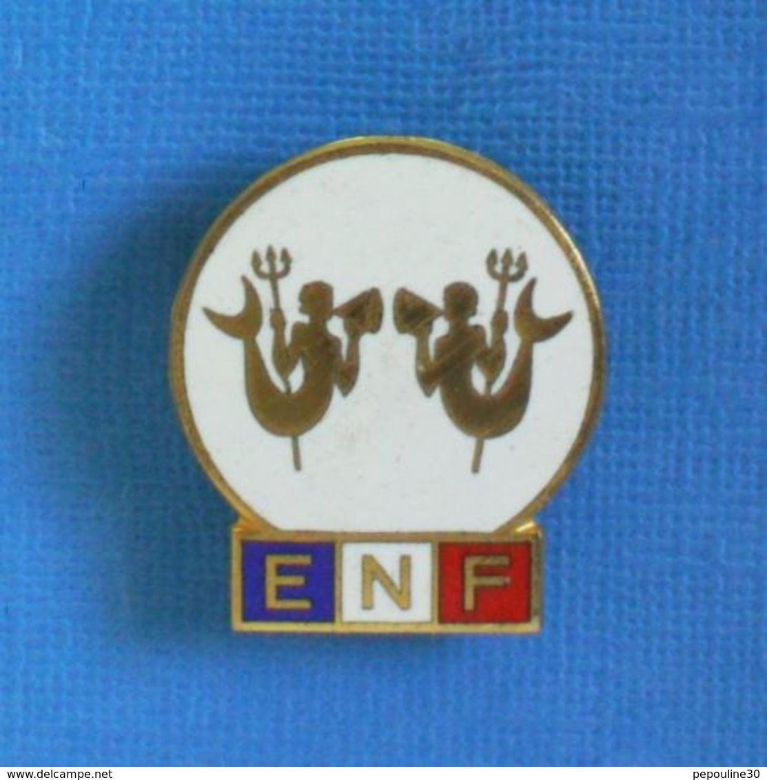 1 BROCHE //  ** E.N.F. / ÉCOLE DE NATATION FRANÇAISE / 2ème TRITON ** . (Elie Mardini) - Natation