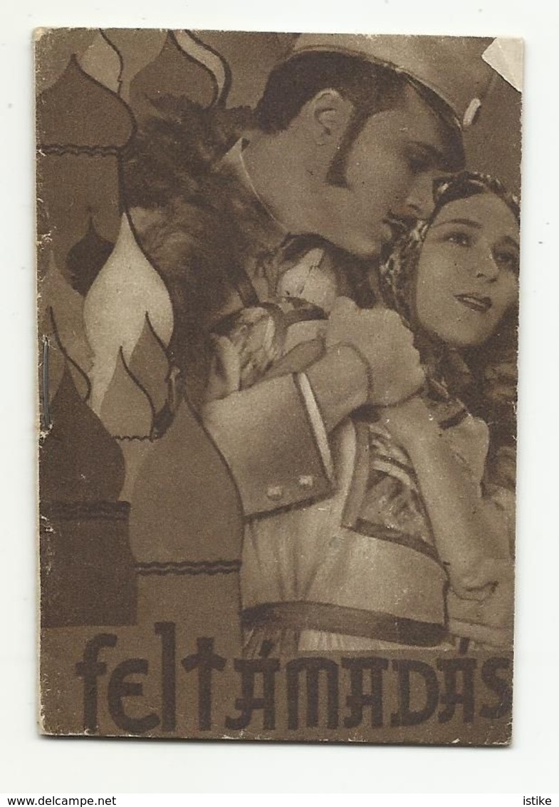 Hungary, Booklet, Resurection(American Movie 1927) With Dolores Del Rio And Rod La Roque. - Pubblicitari