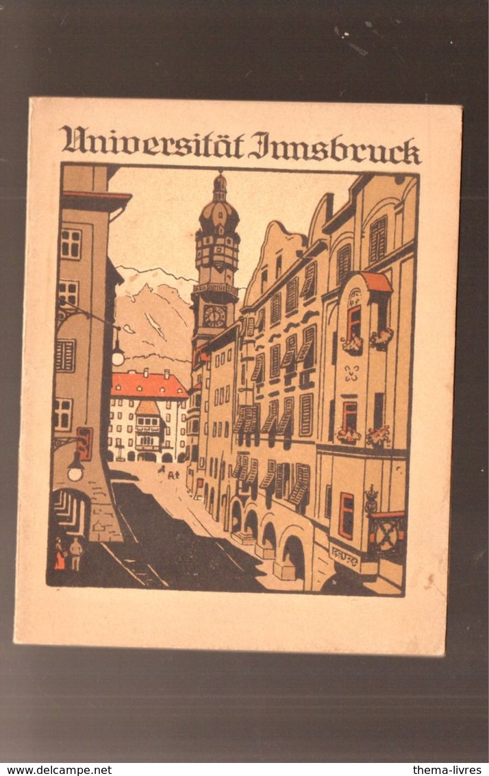 (Autriche) Die Univerfität Innsbruck..(M0384) - Austria