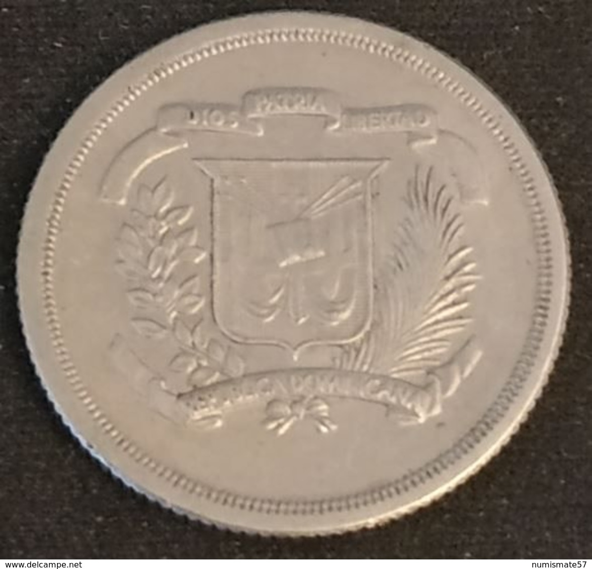 REPUBLIQUE DOMINICAINE - 25 CENTAVOS 1981 - KM 51 - Dominican Republic - Dominicana