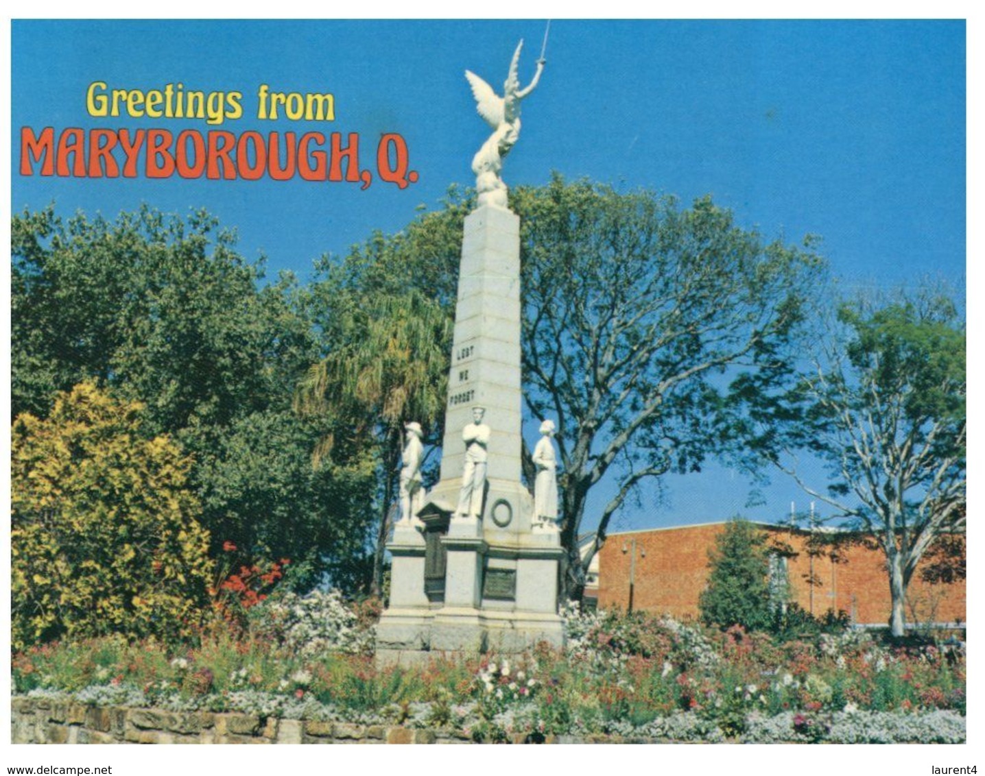 (D 15) Australia - QLD - Maryborough War Memorial - Sunshine Coast