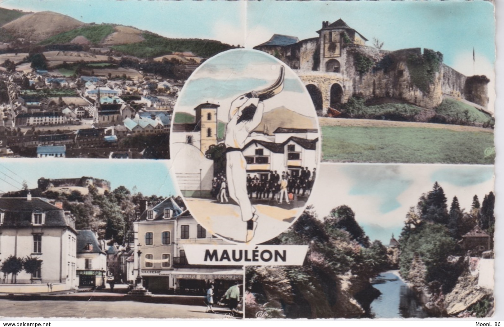 65 - MAULEON - SOUVENIR MULTI VUES - JOUEUR PELOTE BASQUE - Mauleon Barousse