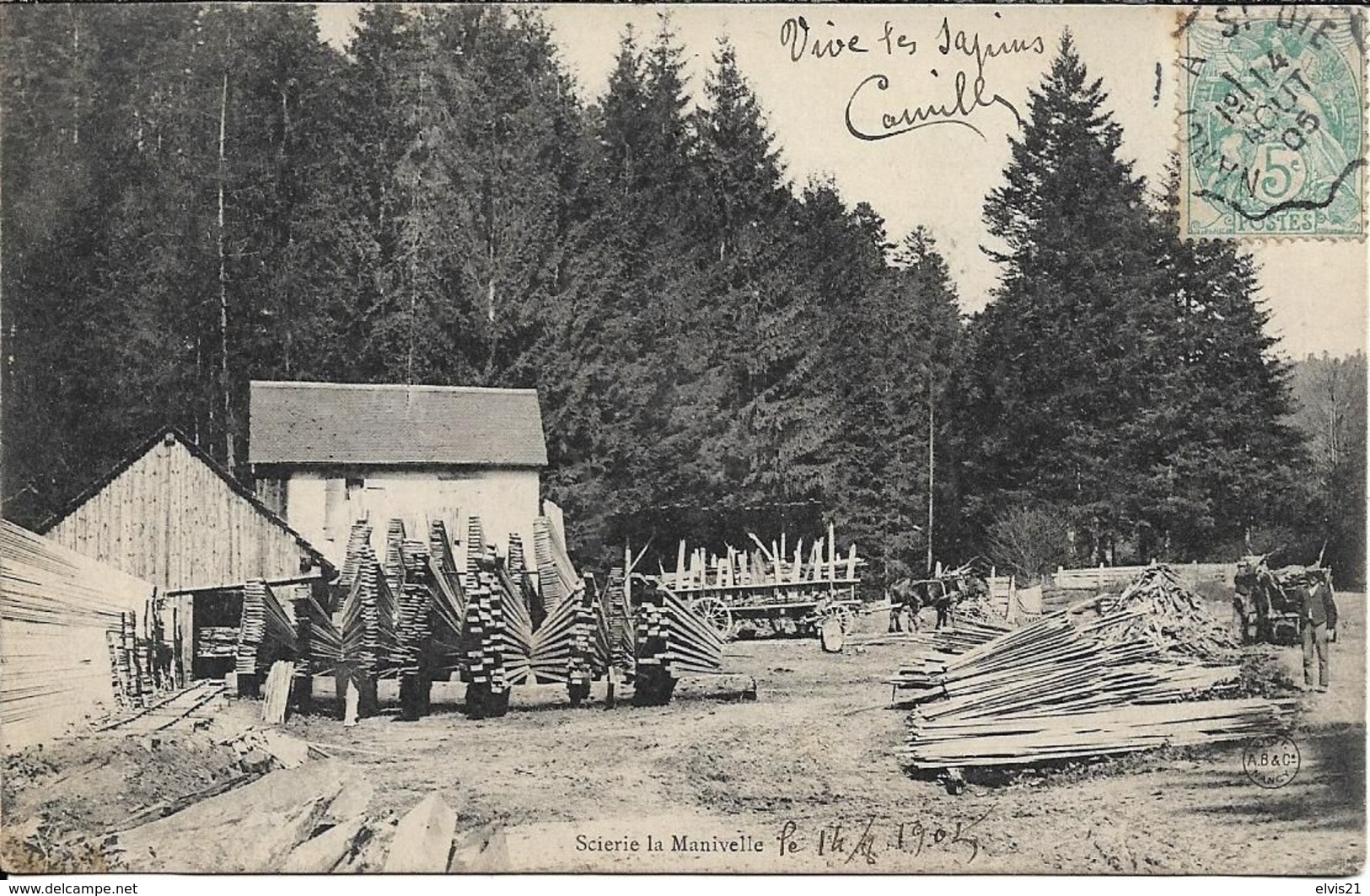 VOSGES.Scierie De La Manivelle - Sonstige & Ohne Zuordnung