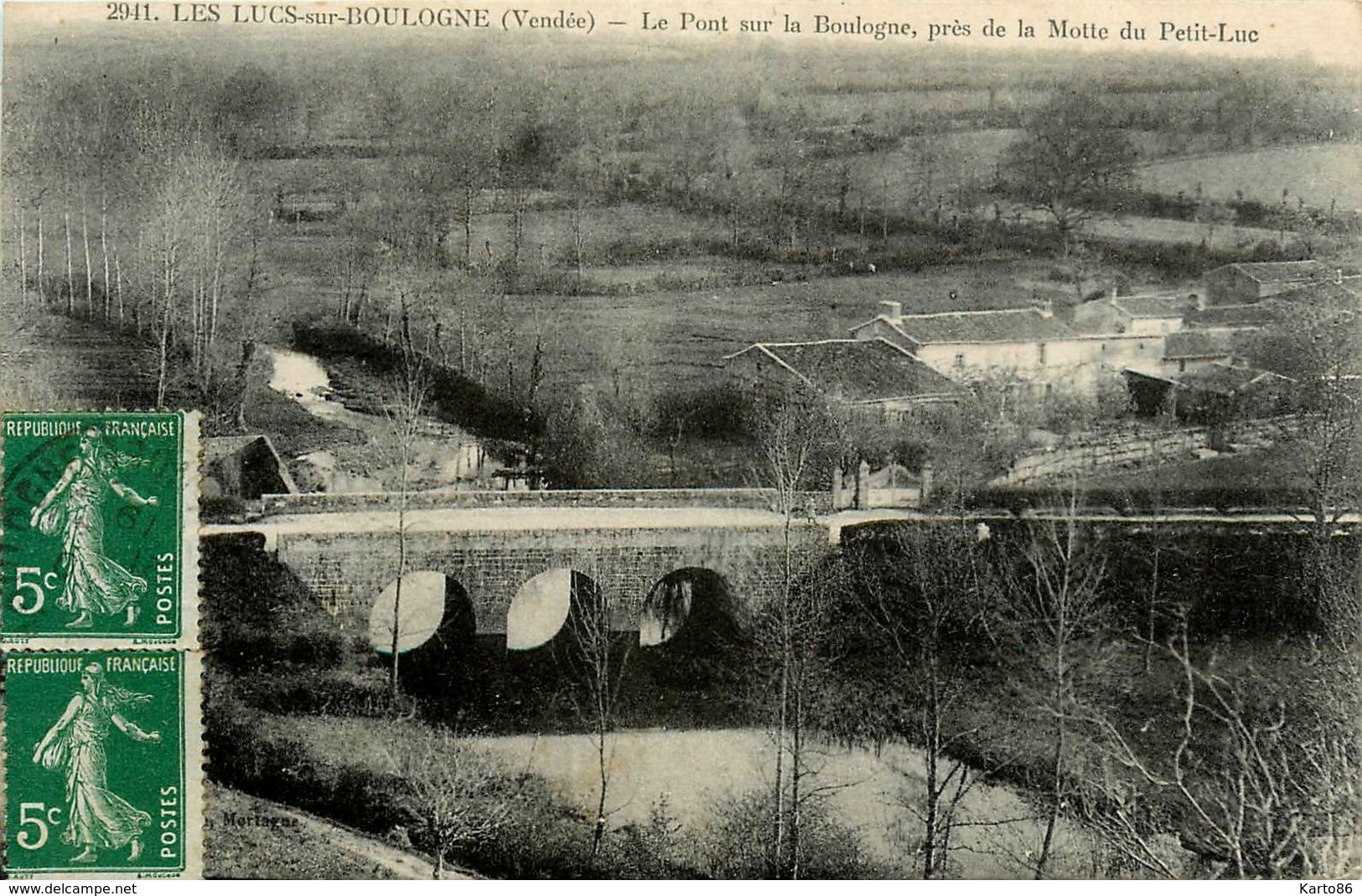 Les Lucs Sur Boulogne * Un Coin Du Village , Le Pont Sur La Boulogne , Près De La Motte Du Petit Luc - Les Lucs Sur Boulogne