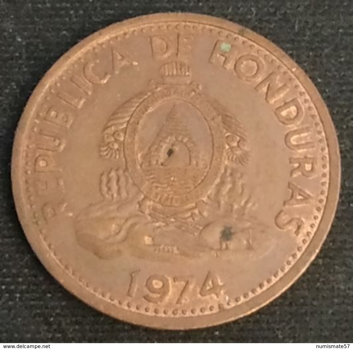 HONDURAS - 2 CENTAVOS 1974 - KM 78a - Honduras