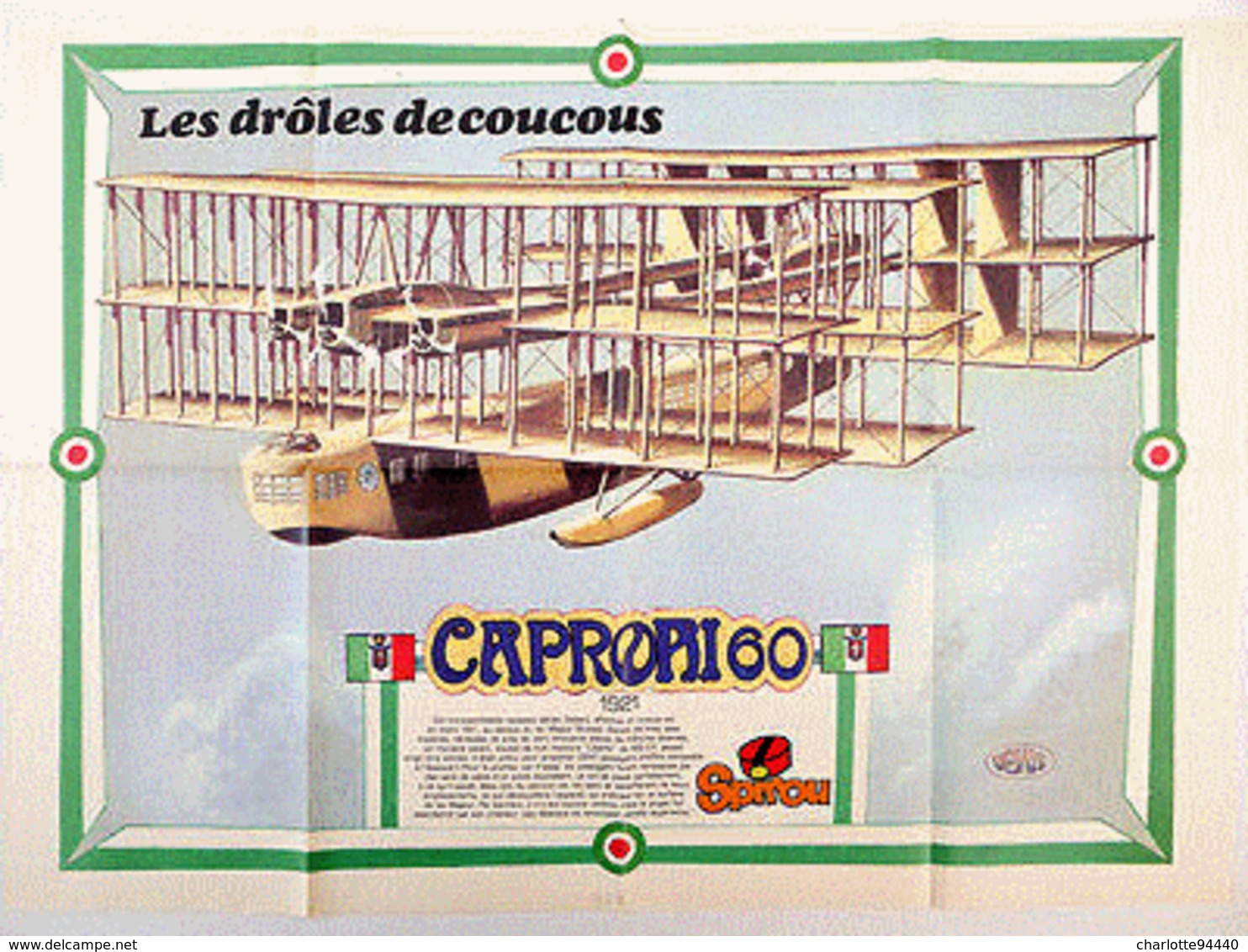 POSTER " DROLES DE COUCOUS ELLEHAMMER " Supplement Au Spirou N° 2357 De  1983 - Spirou Magazine