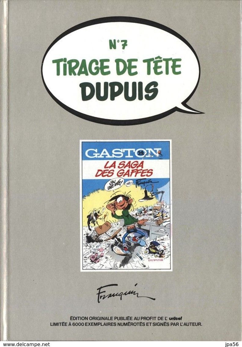 Franquin Gaston N° 14 La Saga Des Gaffes - Gaston