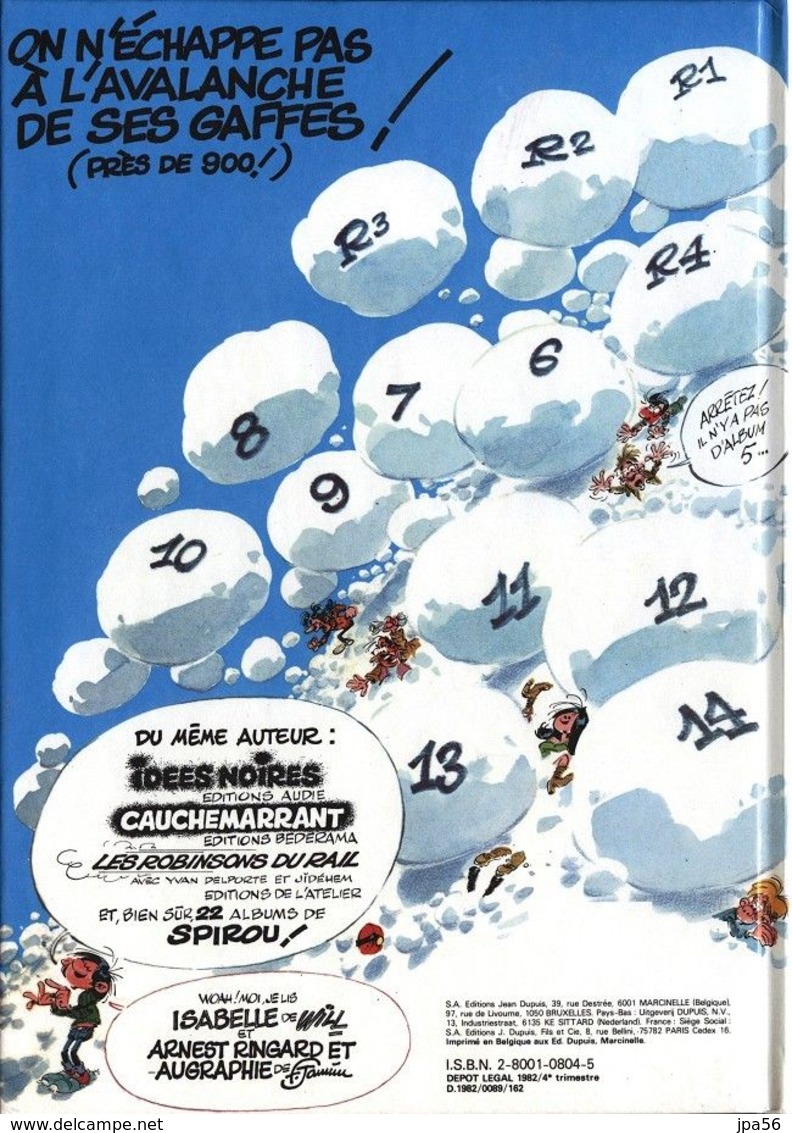 Franquin Gaston N° 14 La Saga Des Gaffes - Gaston