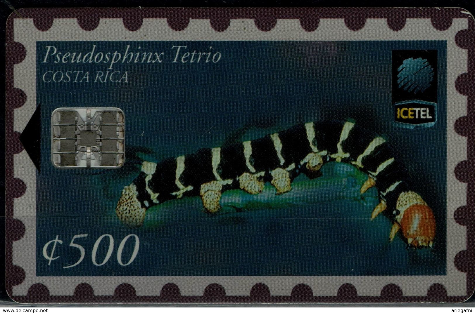 COSTA RICA 1999 PHONECARD CATERPILLAR USED VF!! - Andere & Zonder Classificatie