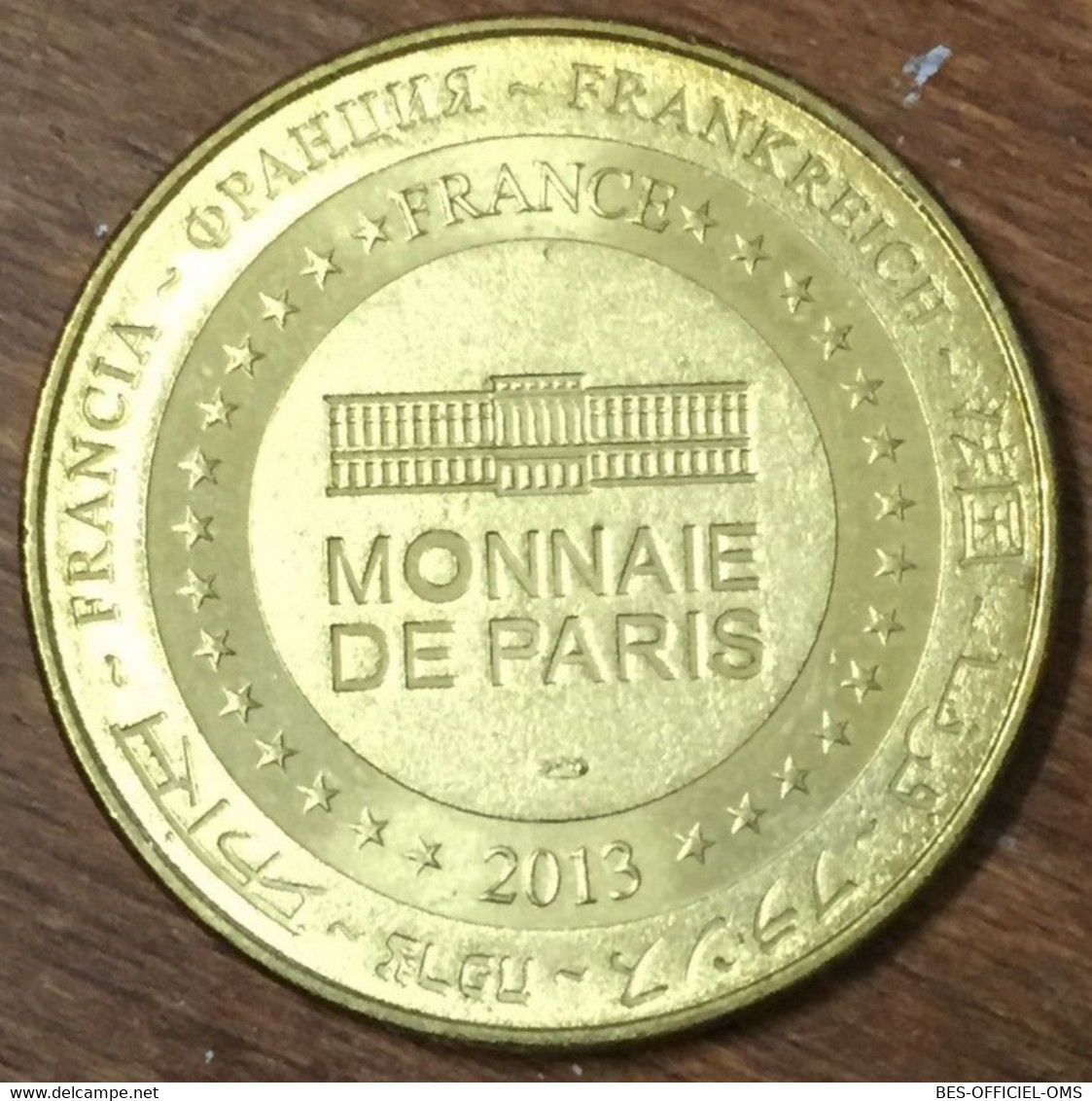 75014 PARIS LES CATACOMBES TÊTES DE MORT MDP 2013 MÉDAILLE MONNAIE DE PARIS JETON TOURISTIQUE MEDALS COIN TOKENS - 2013