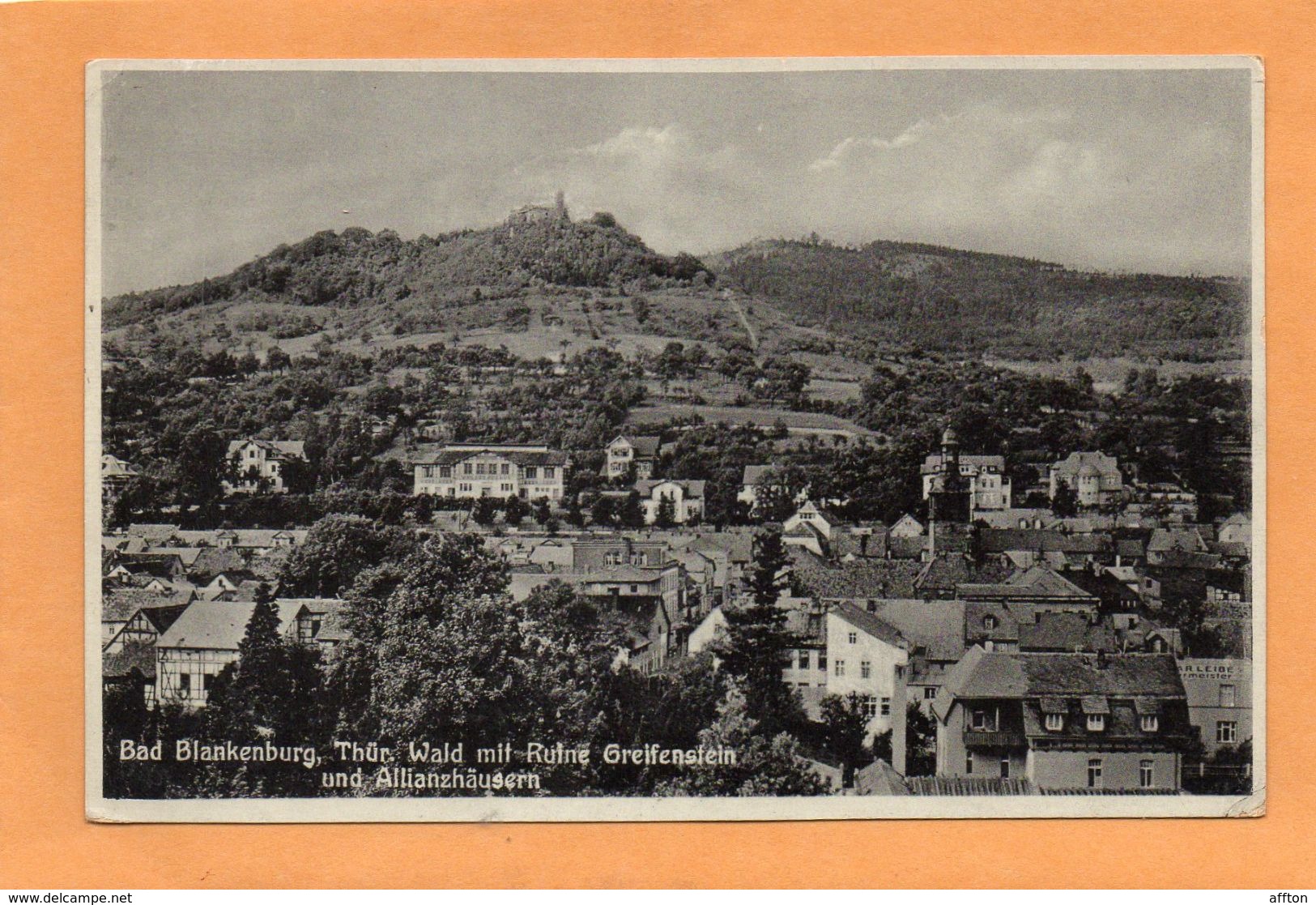 Bad Blankenburg Germany 1930 Postcard - Bad Blankenburg