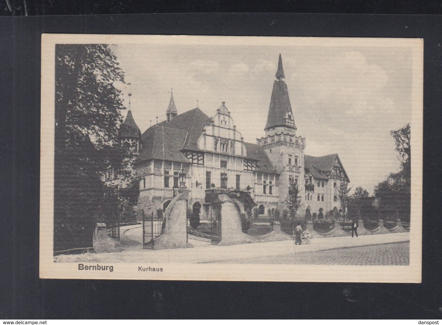 Dt. Reich AK Bernburg Kurhaus 1917 - Bernburg (Saale)