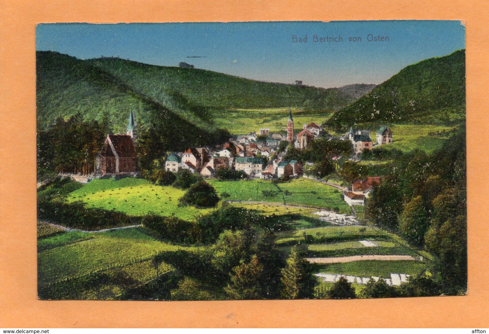 Bad Bertrich Germany 1910 Postcard - Bad Bertrich