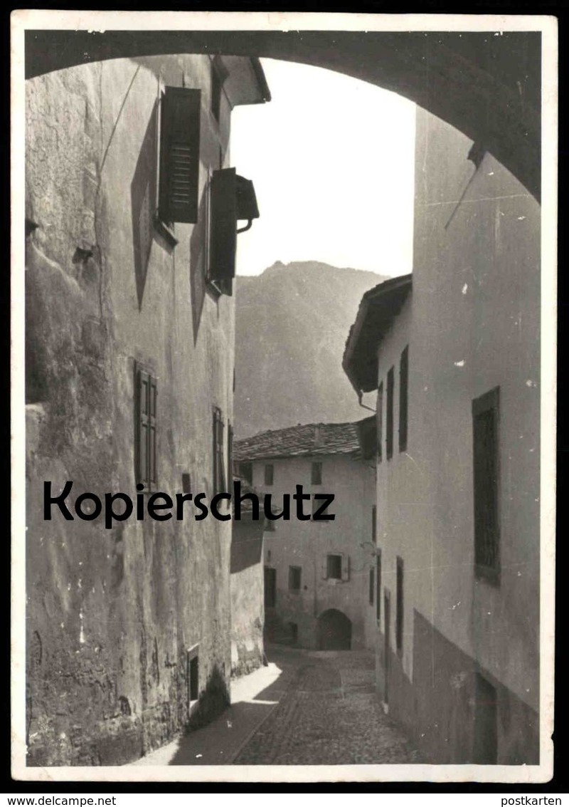 ALTE KARTE LEVICO TERME GASSE Löweneck Trento Trentino Südtirol Italien Italia Italy Ansichtskarte Cpa Postcard AK - Trento