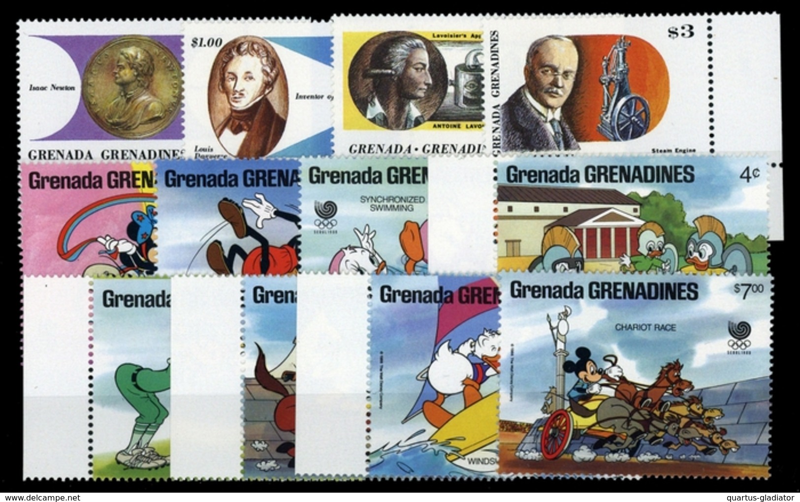 1987, Grenada Grenadines, 914-17 U.a., ** - Grenada (1974-...)