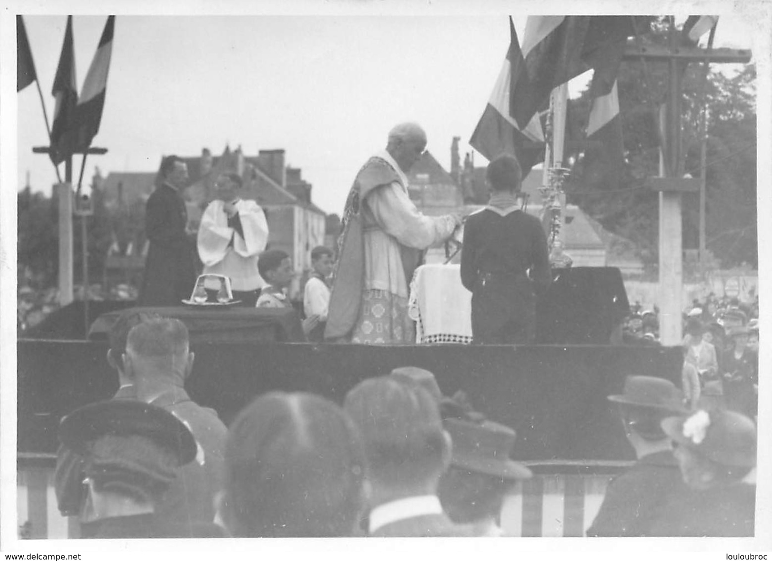 LOCHES 1941 PHOTO IMBERT  PHOTO ORIGINALE  12 X 8.50 CM - Orte