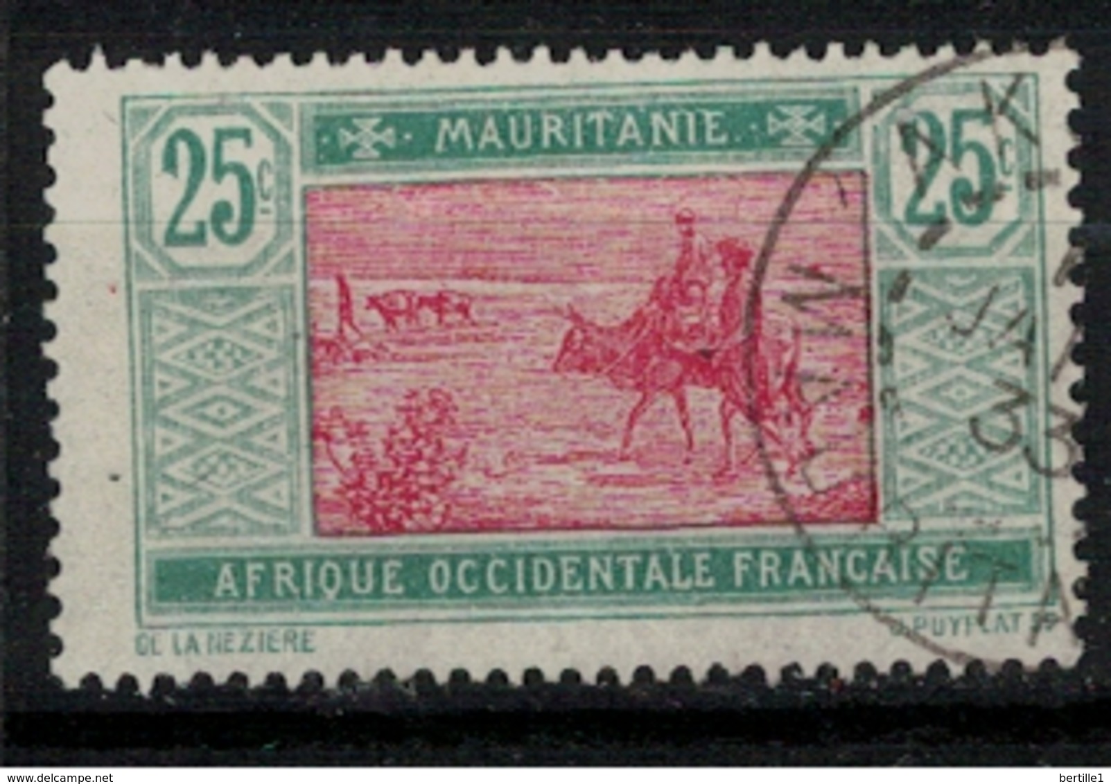 MAURITANIE   N°  YVERT  : 42     ( 2 )  OBLITERE       ( Ob   7/ 51 ) - Used Stamps