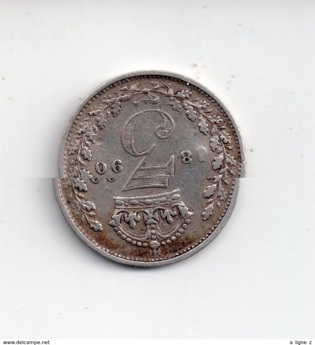 REF MON4  : Monnaie Old Coin Grande Bretagne 3 Pence Argent 1890 - F. 3 Pence