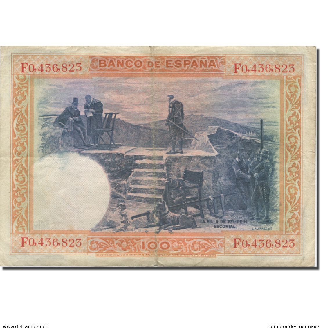 Billet, Espagne, 100 Pesetas, 1925, 1925-07-01, KM:69c, TB+ - 100 Pesetas