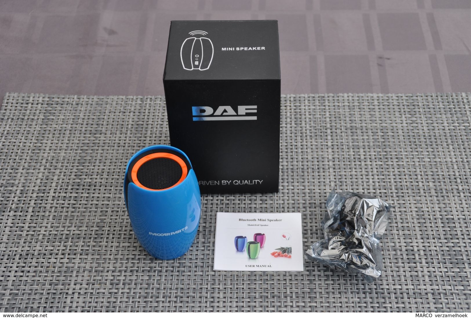 Bluetooth Mini Speaker Model DAF Speaker DAF Trucks Eindhoven Paccar-parts 2017 - Camions