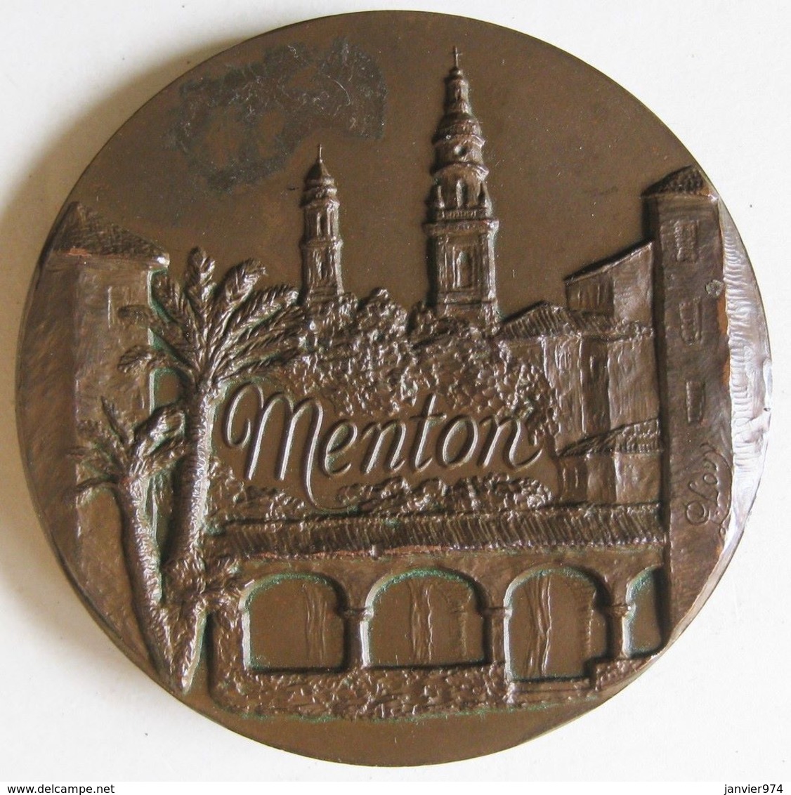 Médaille 50éme Fêtes Du Citron Menton 5 - 15 Février 1983, Par P. Lovy - Autres & Non Classés