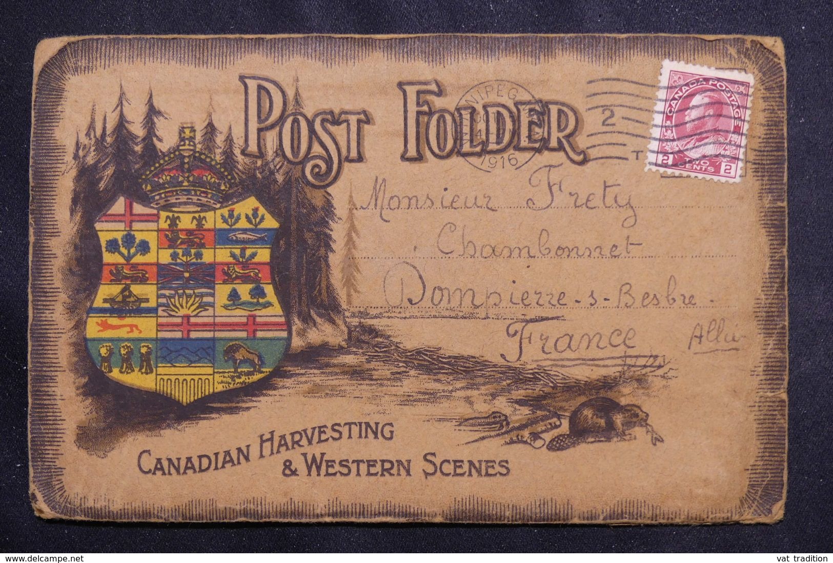 CANADA - Dépliant Touristique ( Agriculture )  Du Canada Pour La France En 1916 - L 64682 - Storia Postale