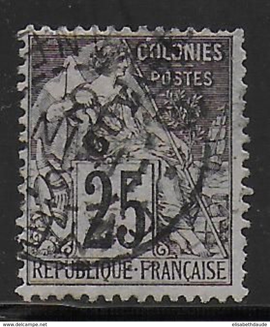 GUYANE - 1892 - YVERT N° 23 OBLITERE CAYENNE - COTE 2020 = 45 EUR. - Gebruikt