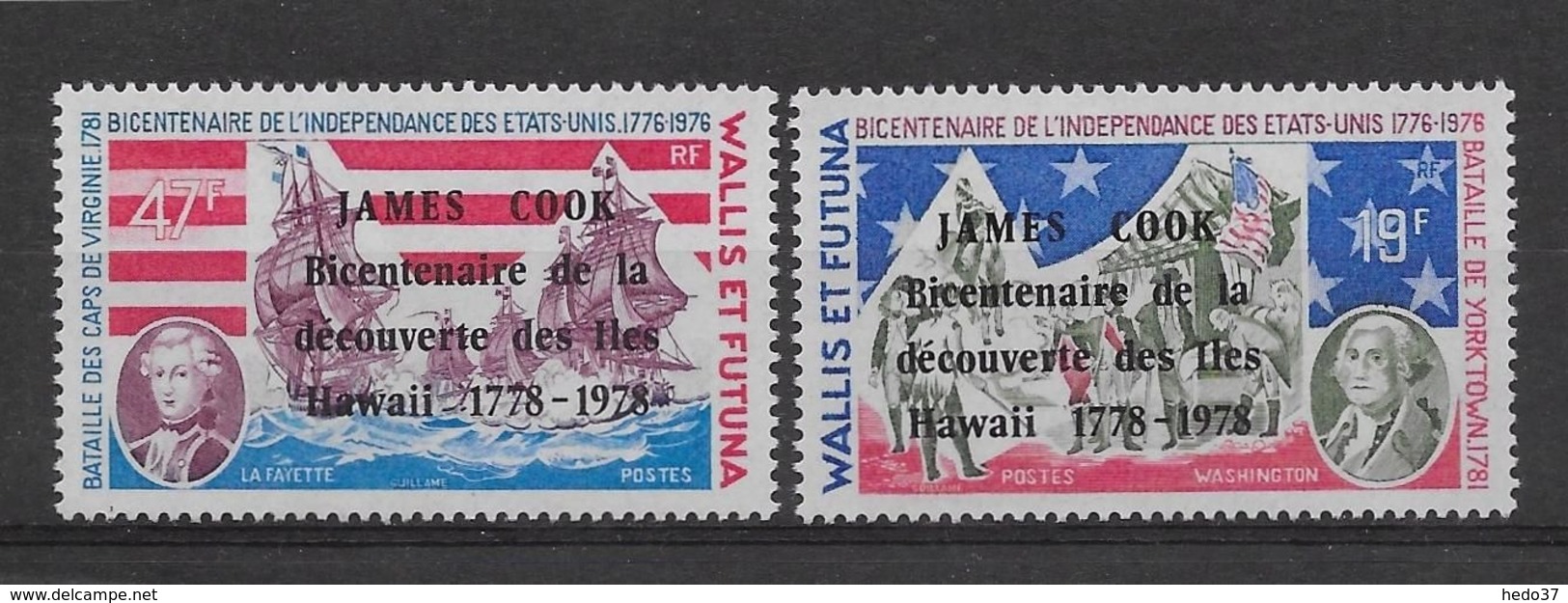 Wallis Et Futuna N°208/209 - Neuf ** Sans Charnière - TB - Andere & Zonder Classificatie