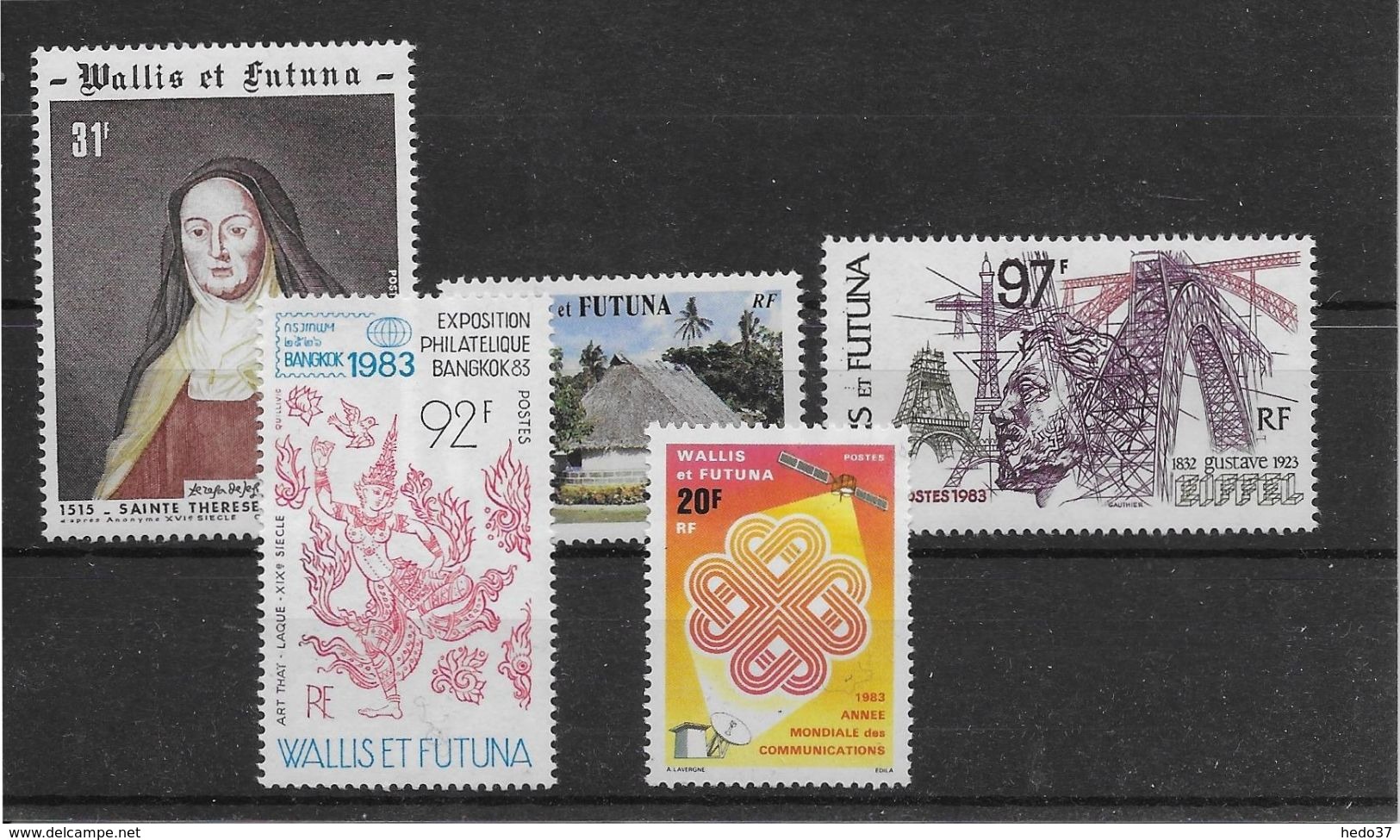 Wallis Et Futuna N°301/305 - Neuf ** Sans Charnière - TB - Other & Unclassified