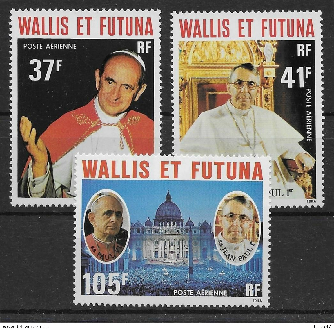 Wallis Et Futuna Poste Aérienne N°86/88 - Neuf ** Sans Charnière - TB - Otros & Sin Clasificación