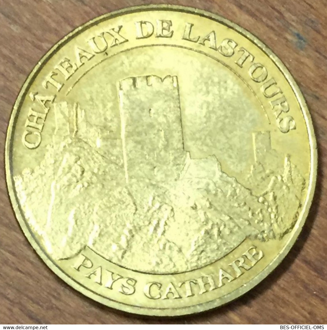 11 CHÂTEAU DE LASTOUR PAYS CATHARE MDP 2011 MÉDAILLE MONNAIE DE PARIS JETON TOURISTIQUE MEDALS COINS TOKENS - 2011