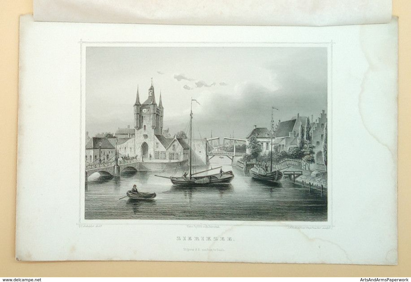 Zierikzee 1858/ Zierikzee (NL) 1858. Schüler, Kolb, Knopfmacher, ZEELAND - Kunst