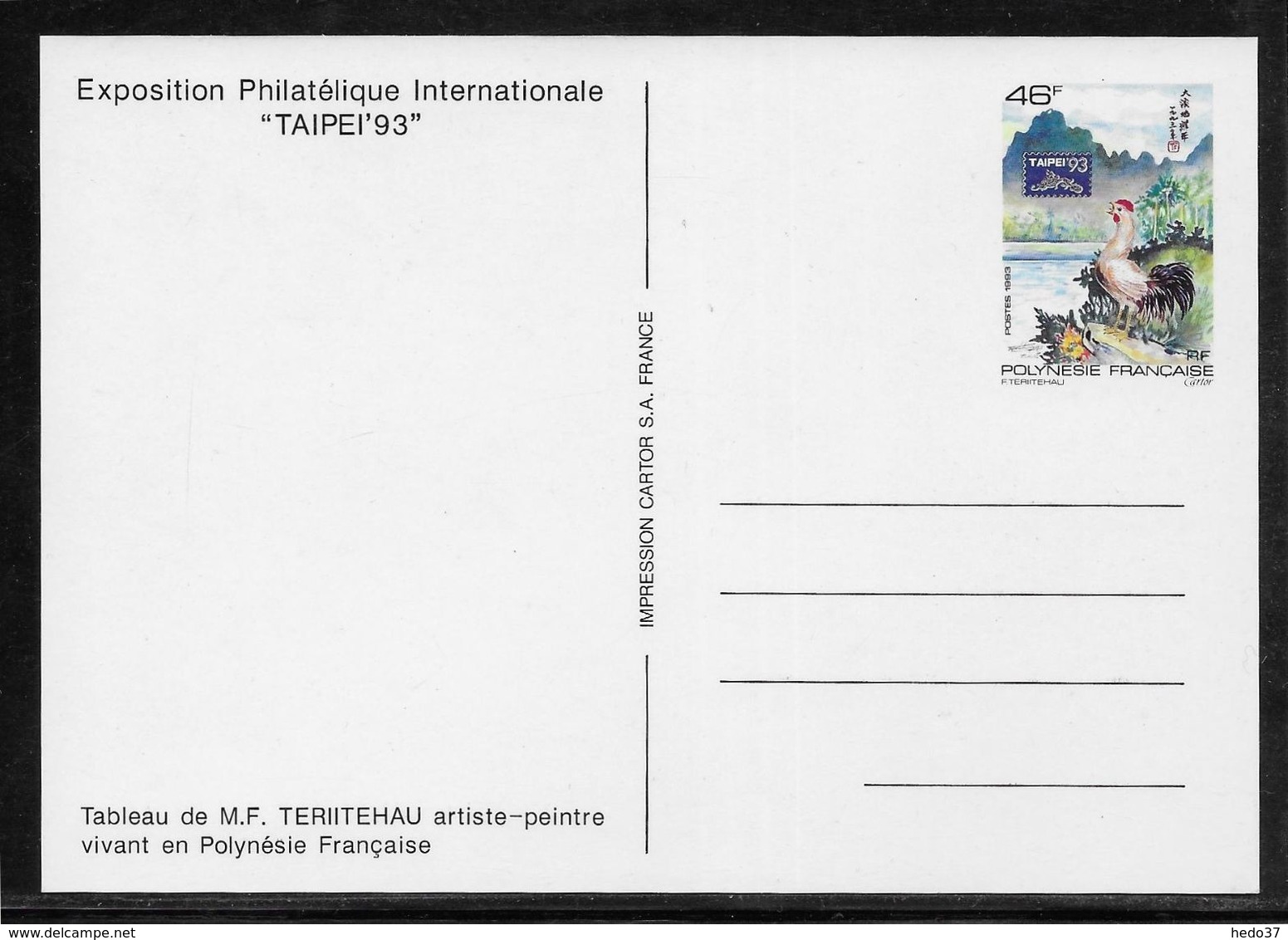 Polynésie - Entiers Postaux - Postal Stationery