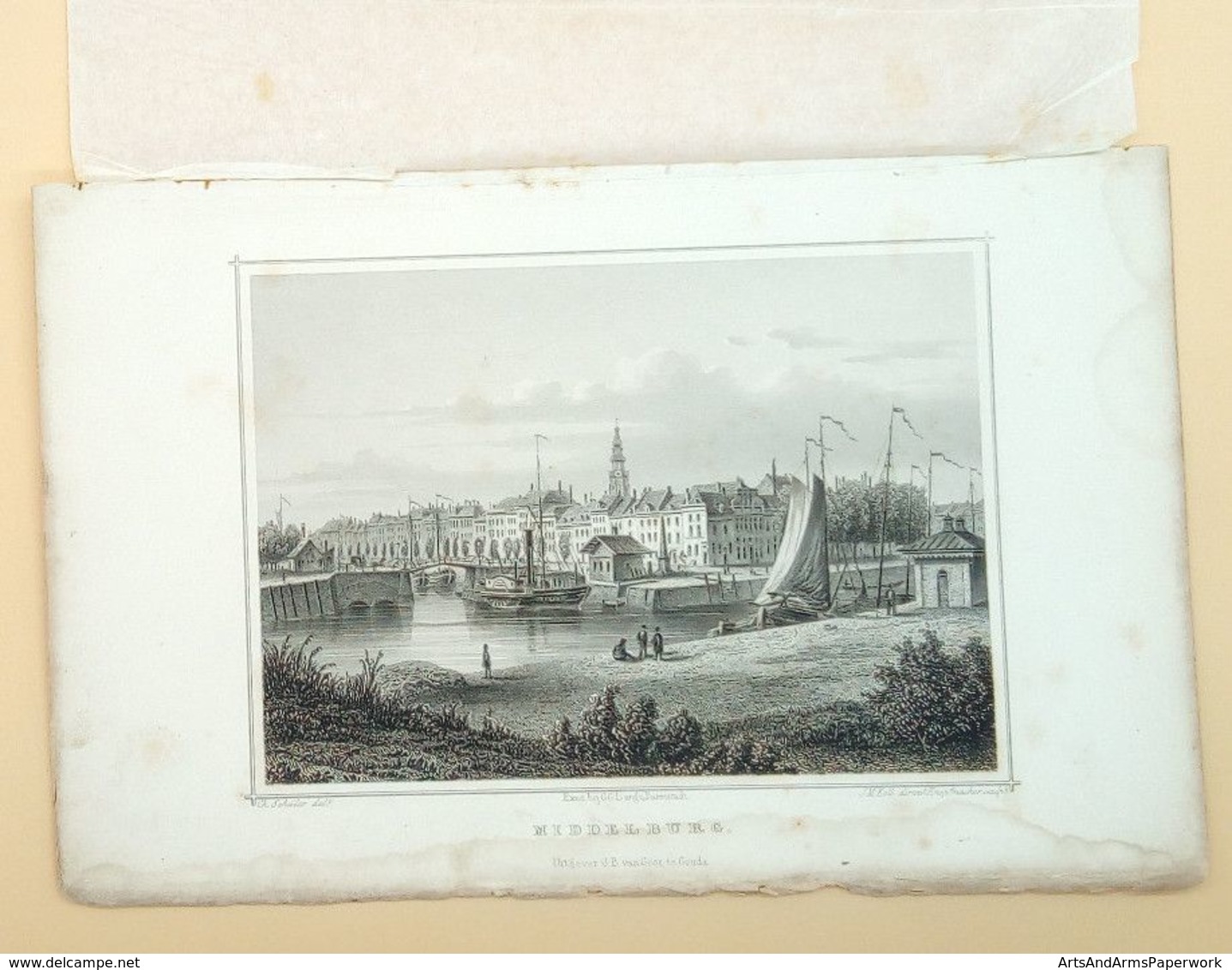 Middelburg 1858/ Middelburg (NL) 1858. Schüler, Kolb, Knopfmacher, ZEELAND - Kunst
