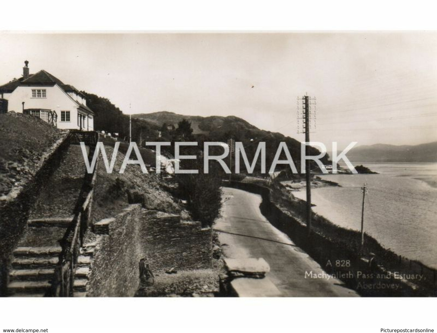 ABERDOVEY MACHYNLLETH PASS AND ESTUARY OLD R/P POSTCARD WALES ABERDYFI - Montgomeryshire