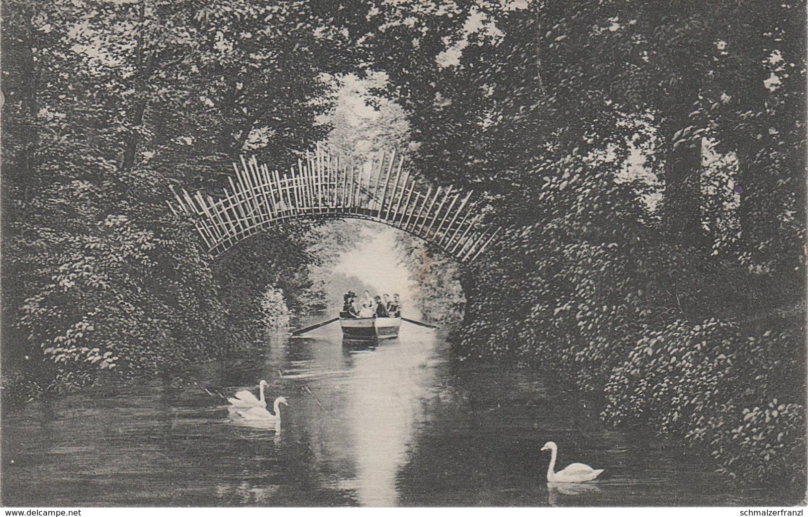 AK Wörlitzer Park Sonnenbrücke A Wörlitz Griesen Horstdorf Coswig Vockerode Oranienbaum Dessau Roßlau Wittenberg A Memel - Wörlitz