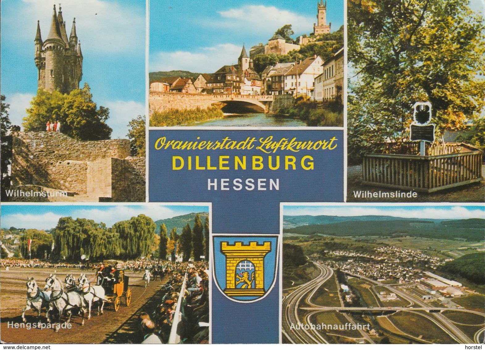 D-35683 Dillenburg - Alte Ansichten - Autobahnkreuz - Dillenburg