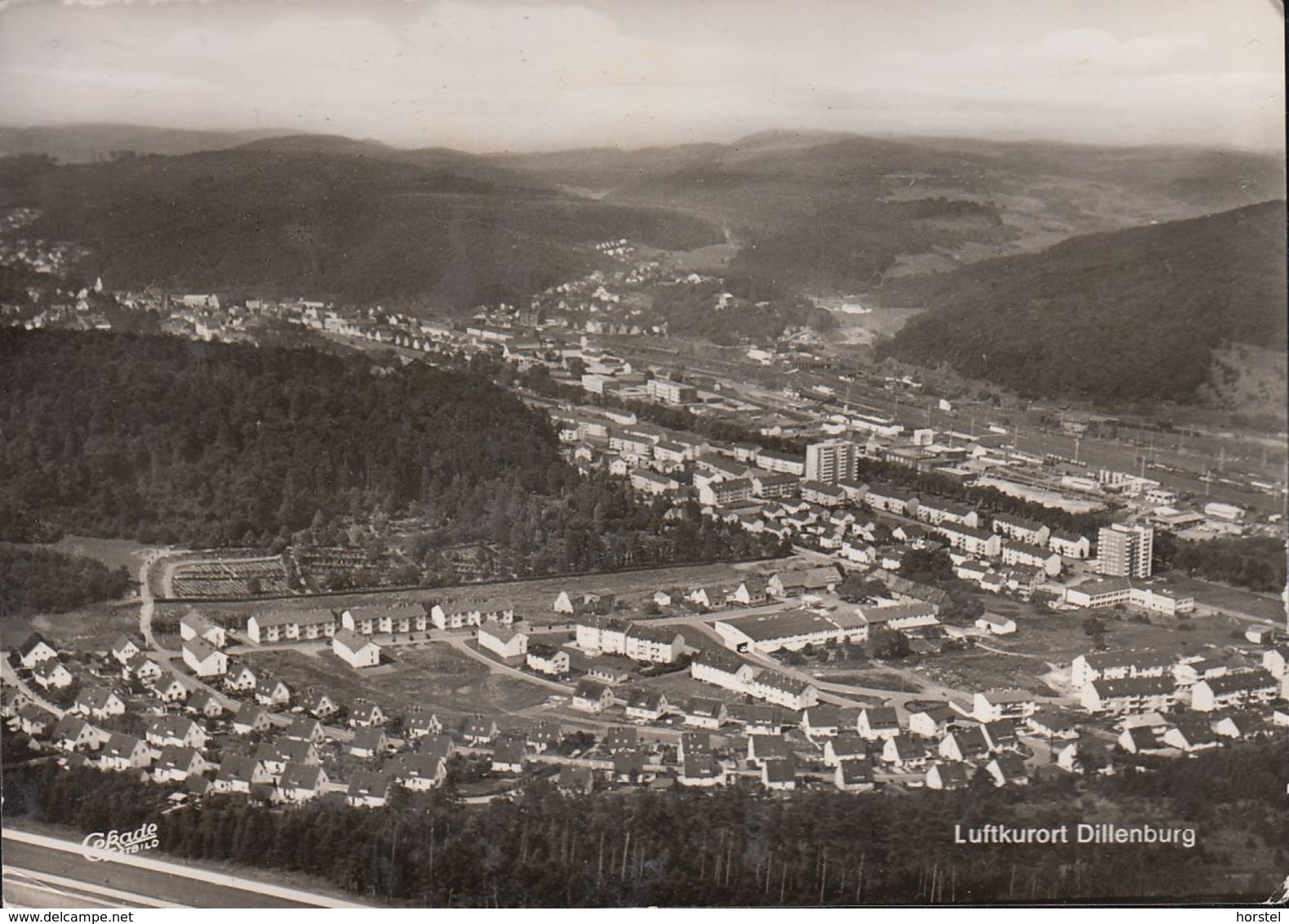 D-35683 Dillenburg - Cekade Luftbild - Air View - Bahnanlagen - Railway - Dillenburg