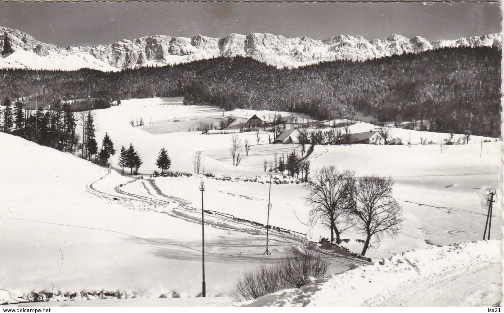 CPSM VILLARD DE LANS Vercors Le Col Vert Et Le Rang Des Agnelons - Villard-de-Lans