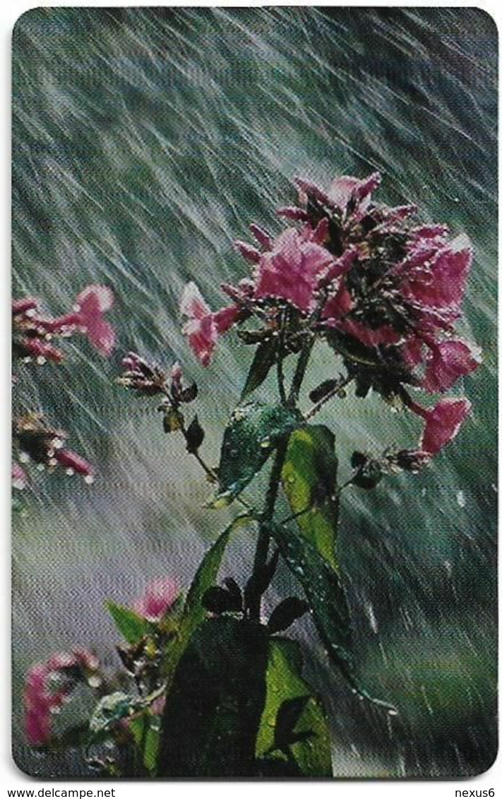 Bulgaria - Mobika (chip) - Flower In Rain (Sticker Over Expiry Date), 50Units, Used - Bulgarien