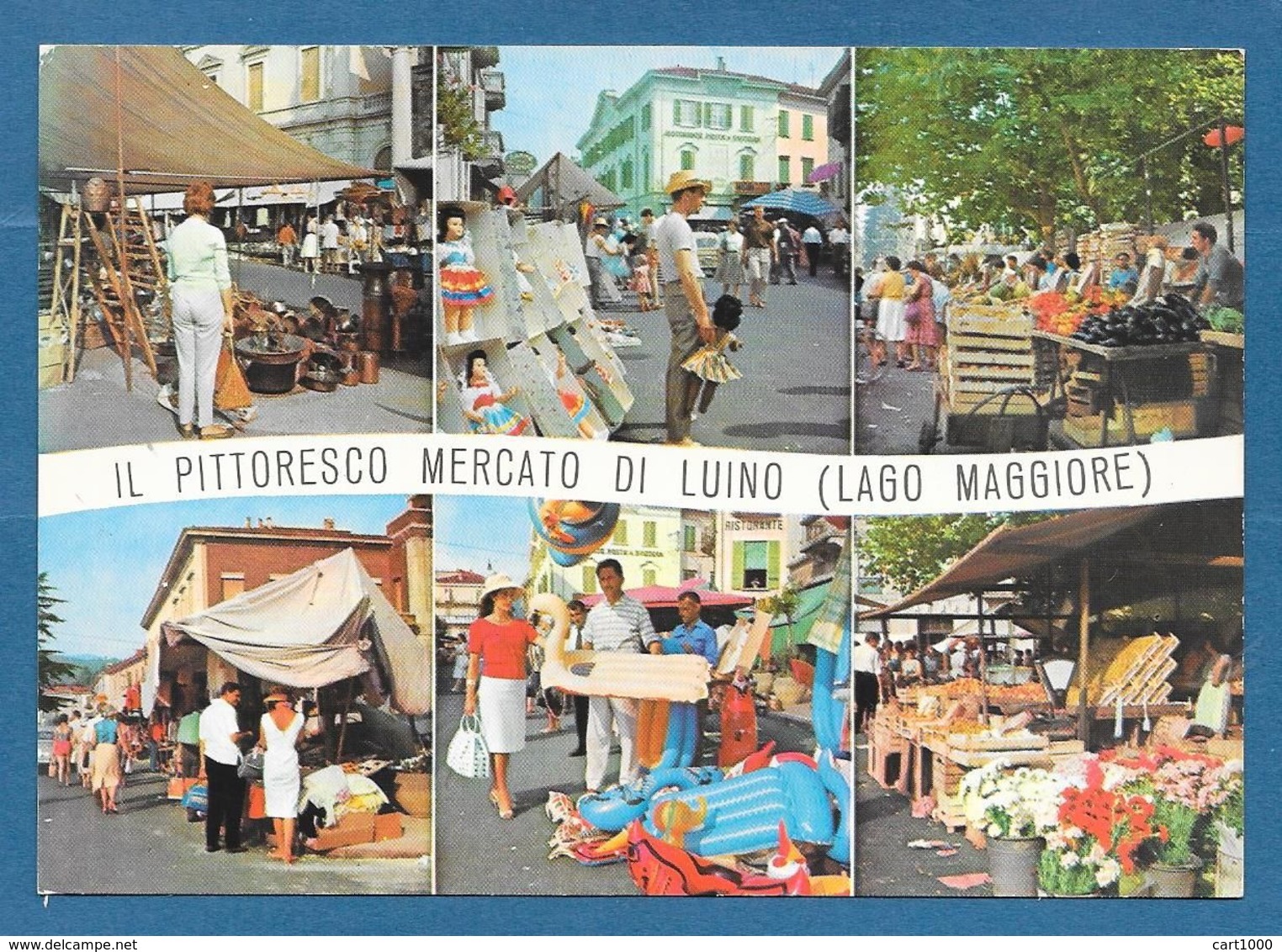 LUINO VARESE IL PITTORESCO MERCATO N°629 - Luino