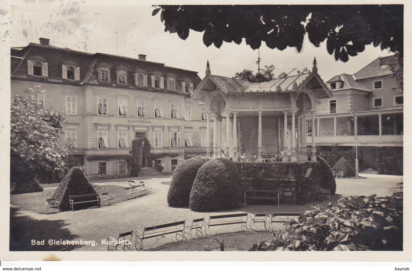 ST323  --  BAD GLEICHENBERG  --  KURPARK  --  1935 - Bad Gleichenberg