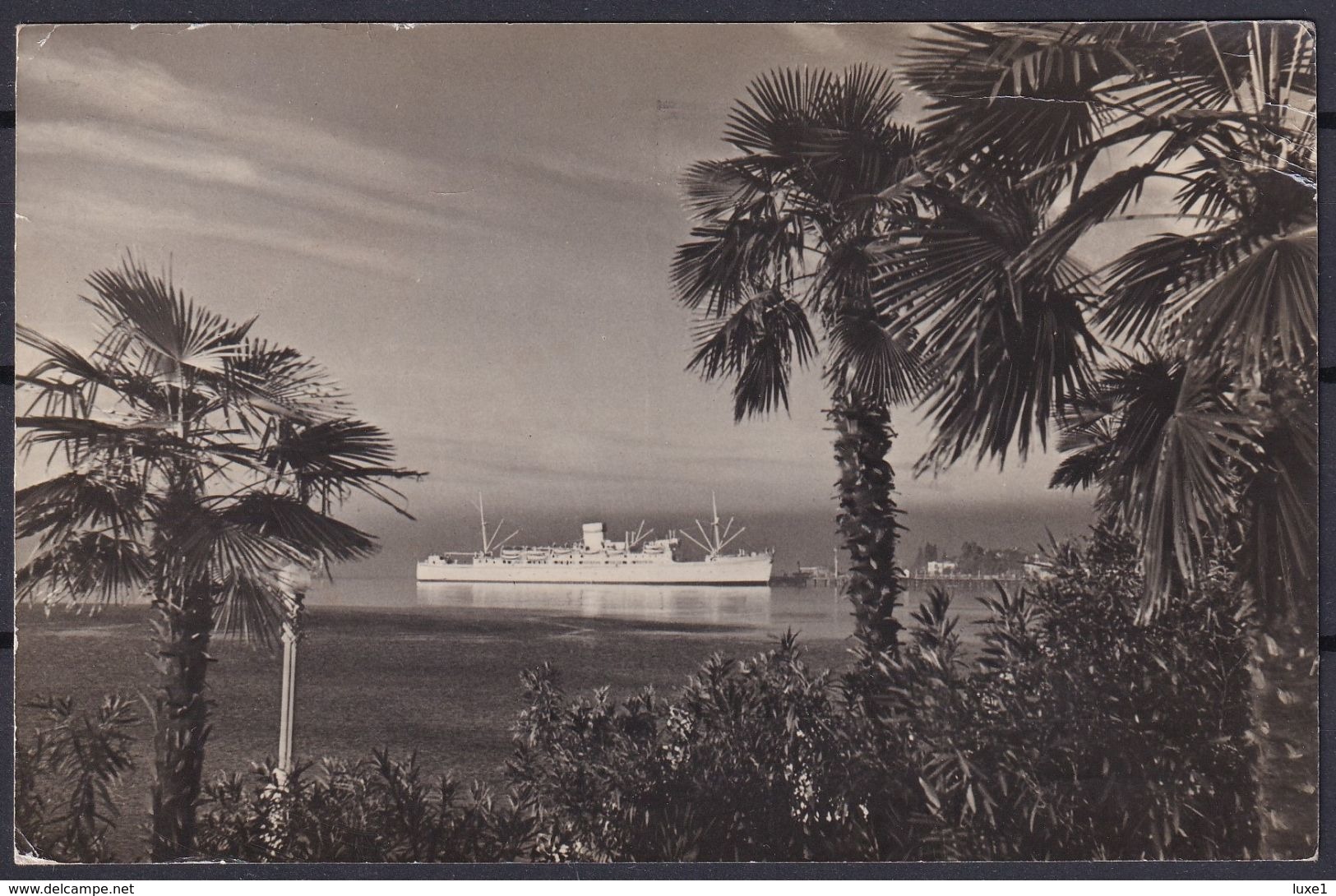 Georgia   , Abkhazia ,  Sukhumi  ,  Port  ,   OLD   POSTCARD - Géorgie