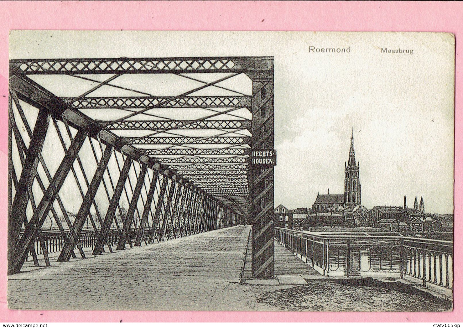 Roermond - Maasbrug - 1909 - Roermond