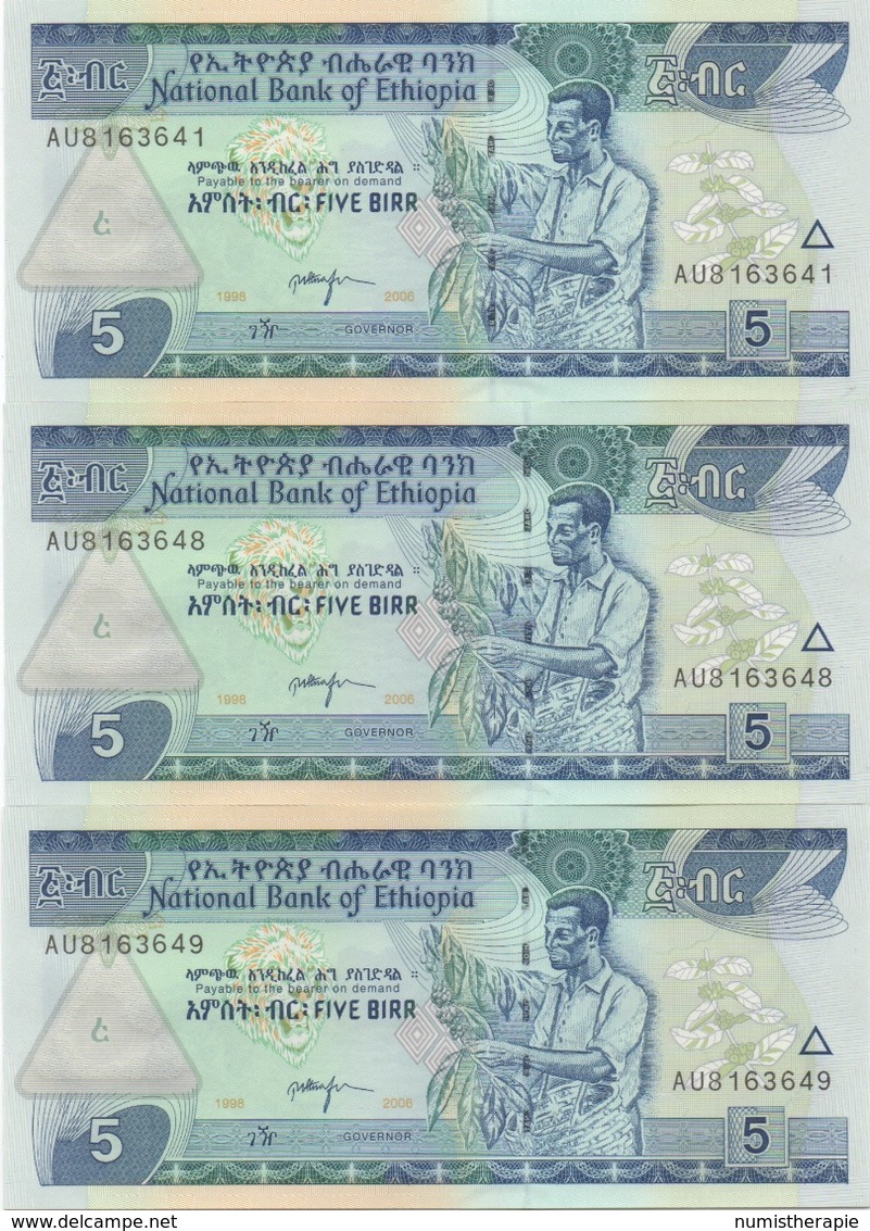 Ethiopie : 5 Birr 2006 : UNC - Ethiopie