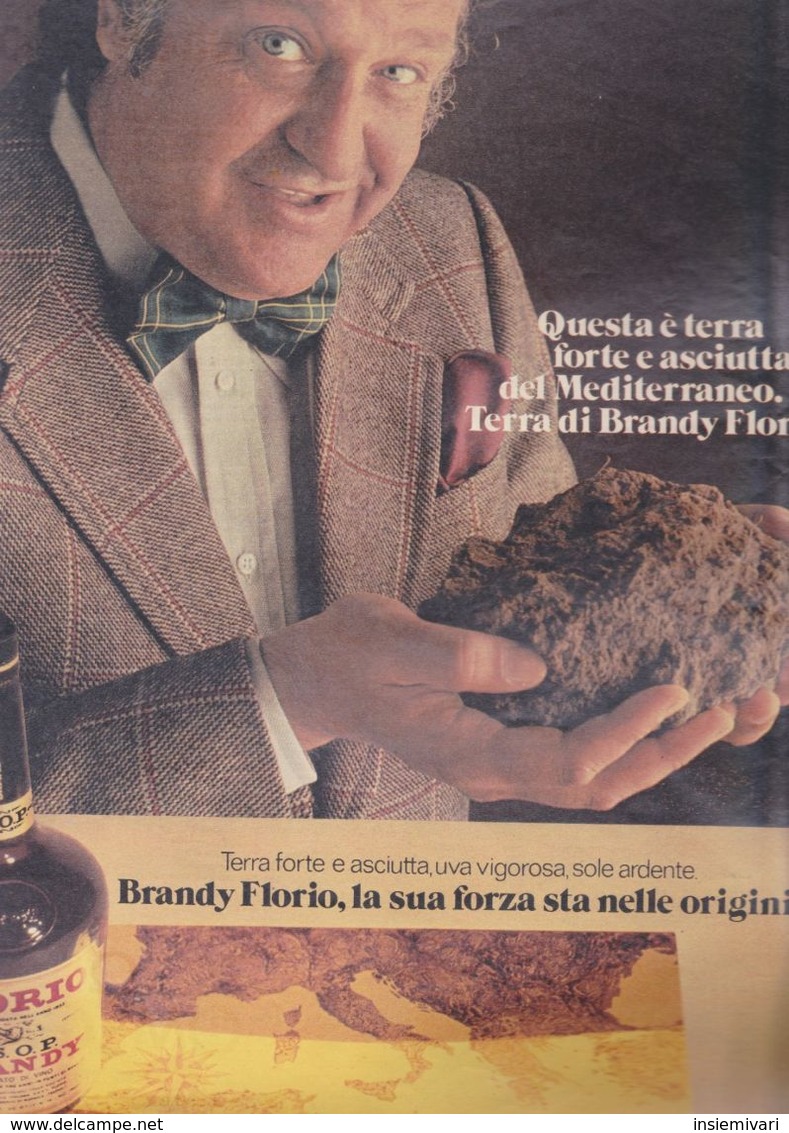 (pagine-pages)PUBBLICITA' BRANDY FLORIO    Dom.delcorr.1973/45. - Andere & Zonder Classificatie