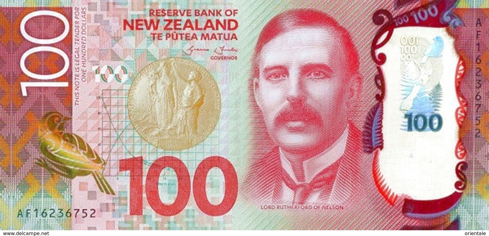 NEW ZEALAND P. 195 100 D 2016 UNC - New Zealand